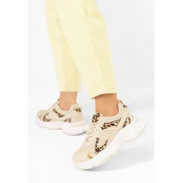 Sneakers cu platformă Marcysa leopard