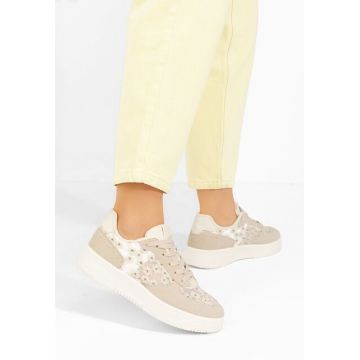 Sneakers dama Beckie bej