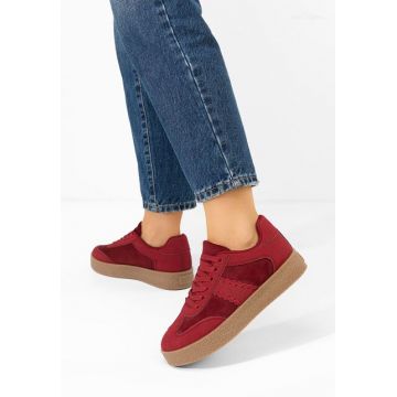 Sneakers dama Biania rosii