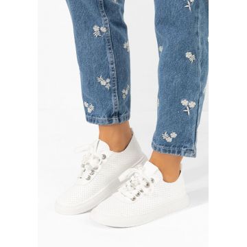 Sneakers dama Candysa albi