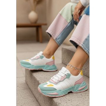Sneakers dama Elna multicolori