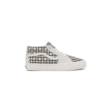 Vans sneakers Sk8-Mid Reissue 83 LX culoarea alb, VN000CQQFS81