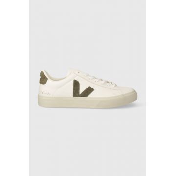 Veja sneakers din piele Campo culoarea alb