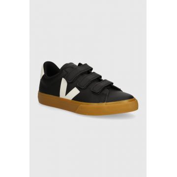 Veja sneakers din piele Recife Logo culoarea negru, RC0503698B