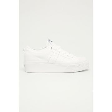 adidas Originals sneakers Nizza Platform culoarea alb FV5322