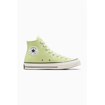 Converse tenisi Chuck 70 femei, culoarea verde, A07428C