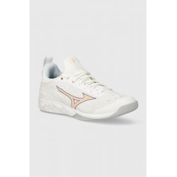 Mizuno încălțăminte de interior Wave Luminous 2 culoarea alb, V1GC2120