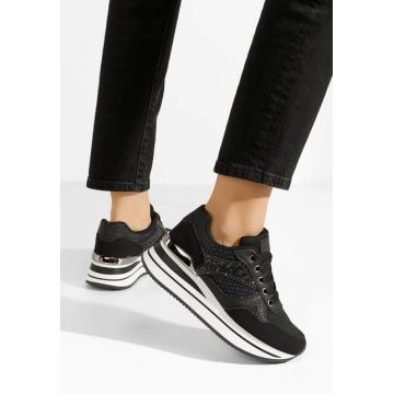 Sneakers cu platforma Camora negri