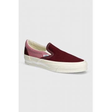 Vans tenisi Premium Classics LX Slip-On Reissue 98 culoarea bordo, VN000CSE5T21