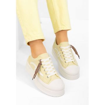 Sneakers cu platformă Altamira galbeni