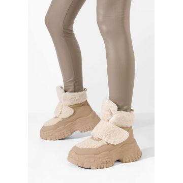 Sneakers dama imblaniti Comino kaki