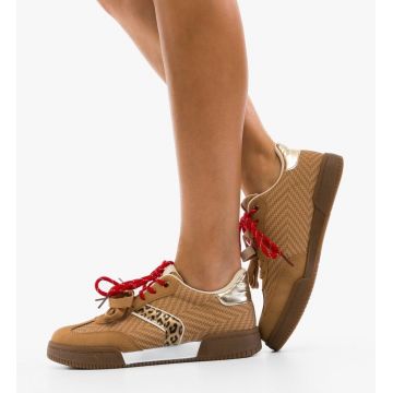 Sneakers dama Kabber Khaki