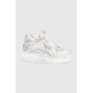 Buffalo sneakers culoarea alb