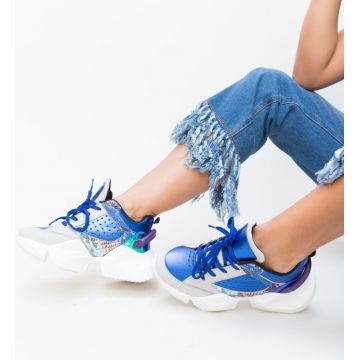 Pantofi Sport Vicent Albastri